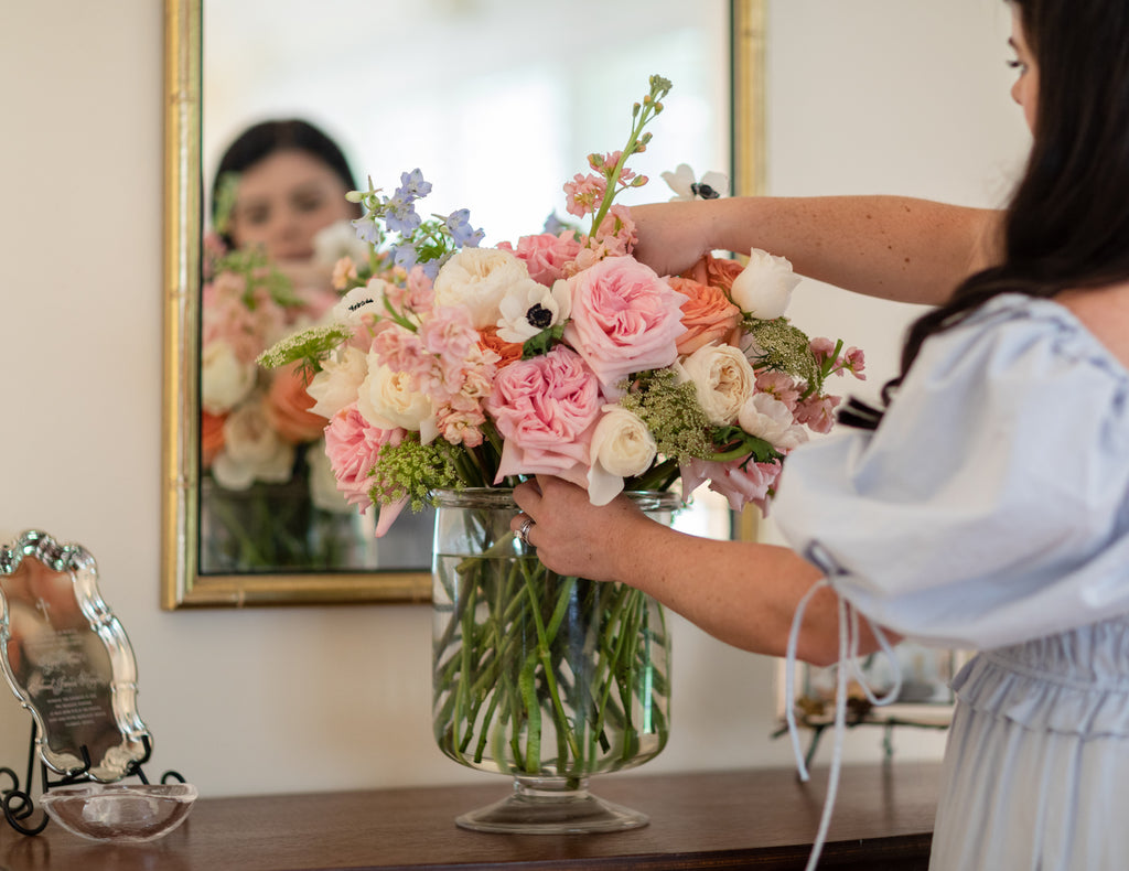 Ryan Harper Designs Arranging a Bouquet on a Table