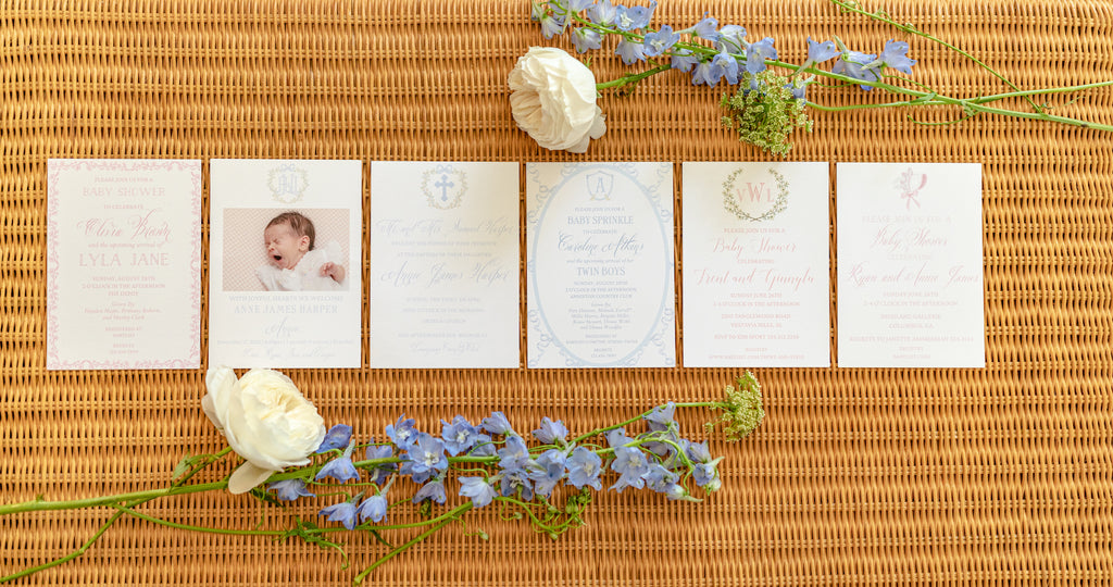 Ryan Harper Designs Baby Announcements and Invitations