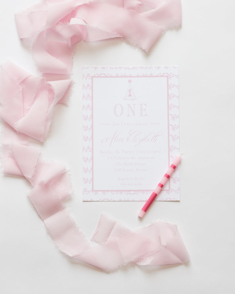 Ryan Harper Designs Ballerina Birthday Invitation