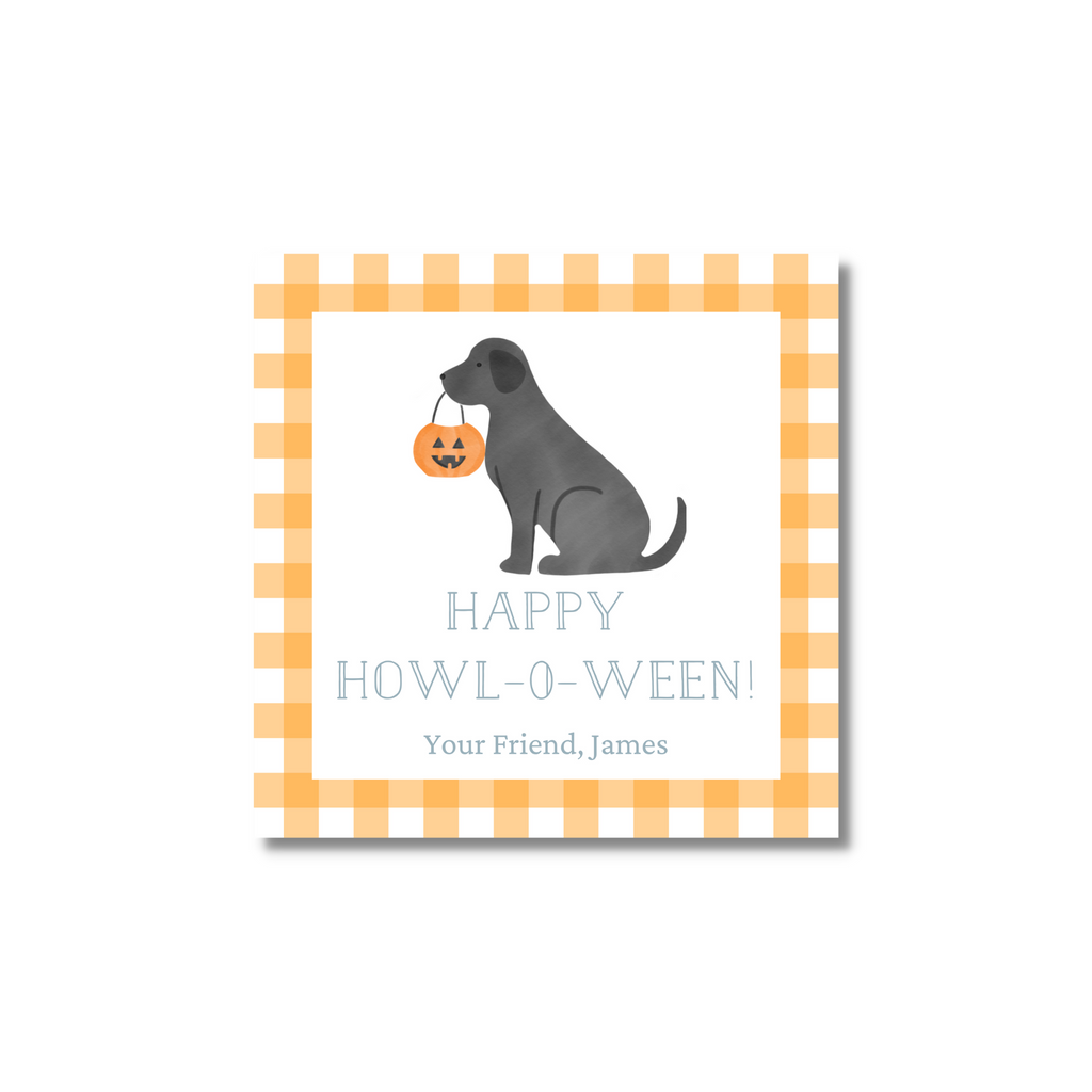 HOWL-O-Ween  - Halloween Treat Tags