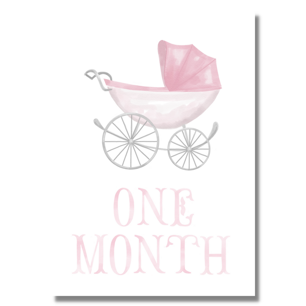 Classic Girl Milestone Cards