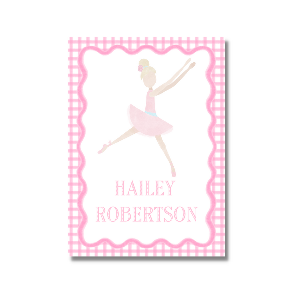 Ballerina - Luggage Tag