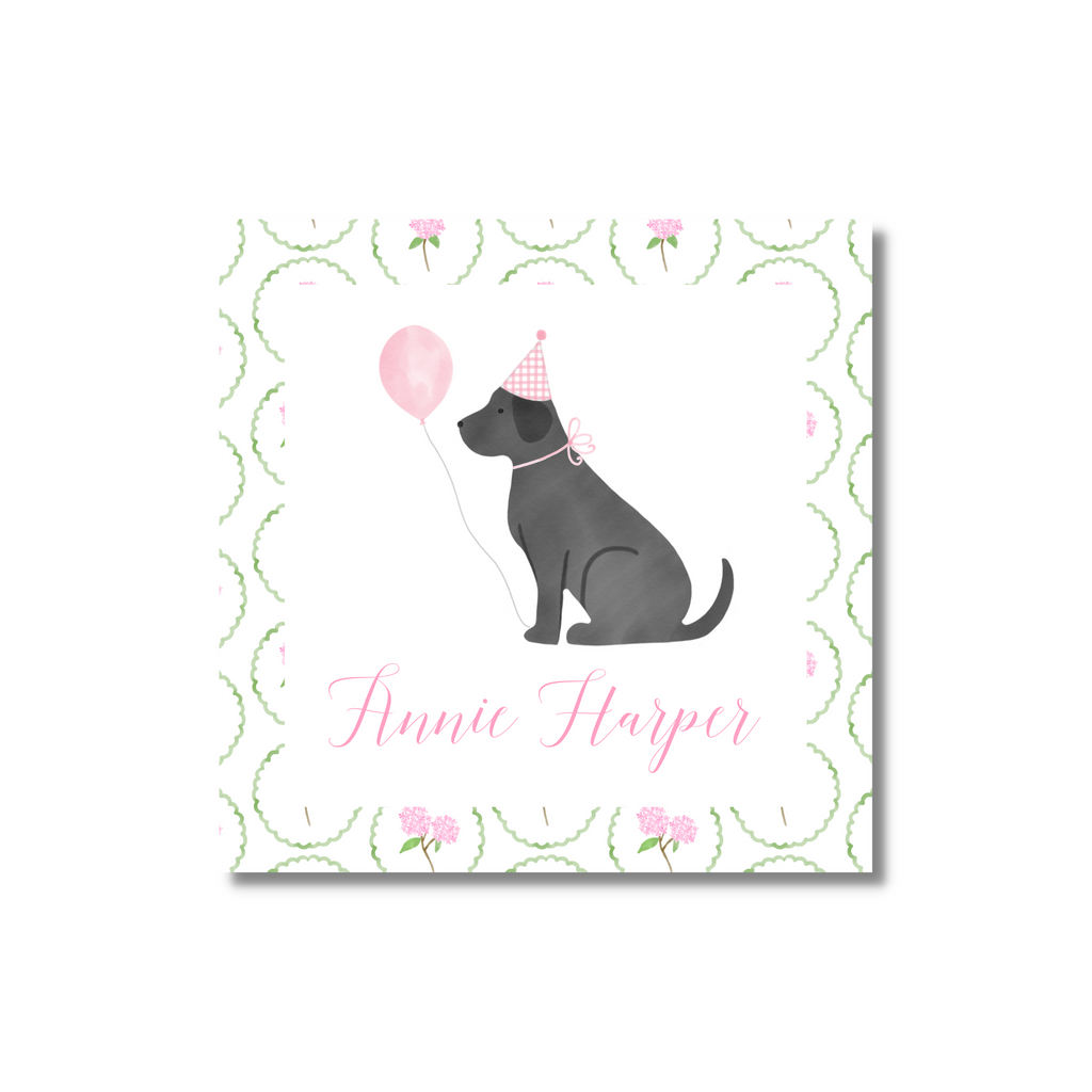 Party Puppy - Kids Calling Card