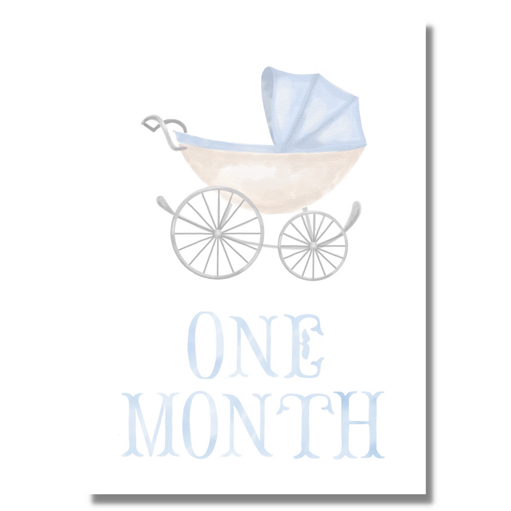 Classic Boy Milestone Cards