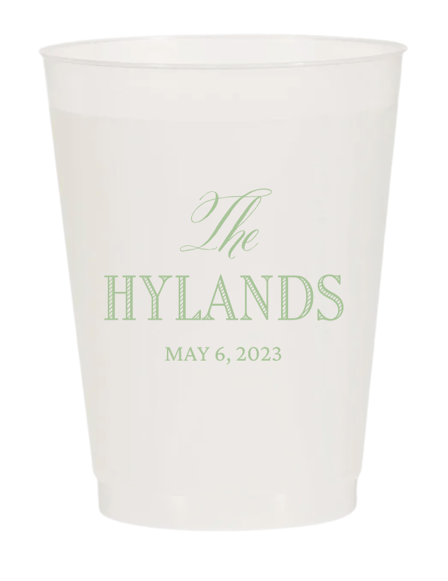 16oz Frosted Custom Cup