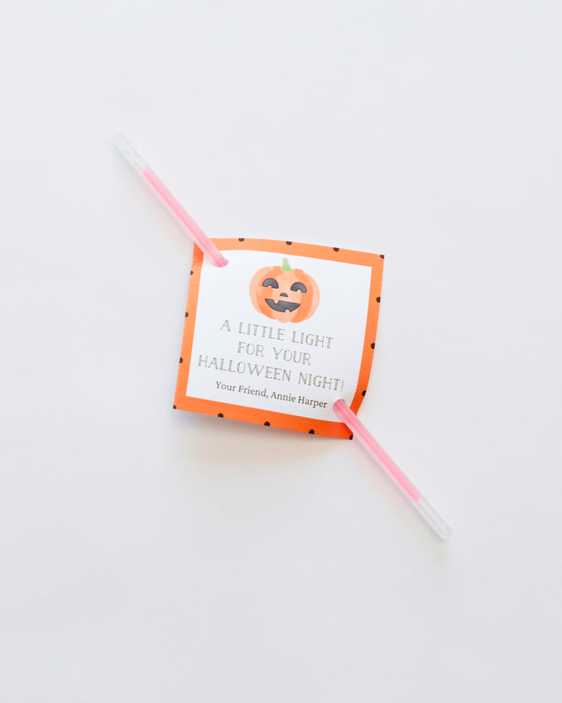 Halloween Light - Halloween Treat Tags